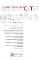Portada de Ciudad y Territorio, Estudios Territoriales. C y TET, nº 194 invierno 2017. Vol XLIX