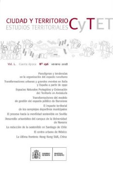 Portada de Ciudad y Territorio, Estudios Territoriales. C y TET, nº 196 verano 2018