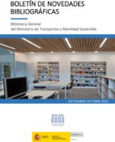 Portada de Boletín de novedades bibliográficas. Biblioteca General del Ministerio de Transportes y Movilidad Sostenible, septiembre-octubre 2025