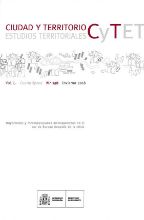 Portada de Ciudad y Territorio, estudios Territoriales. C y TET, nº 198, invierno 2018.