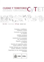Portada de Ciudad y Territorio. Estudios Territoriales. CyTET Nº 172 verano 2012
