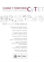 Portada de Ciudad y Territorio. Estudios Territoriales. Nº 167 primavera 2011