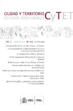 Portada de Revista Ciudad y Territorio, Estudios Territoriales. C y TET nº 201, otoño 2019