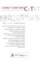 Portada de Revista Ciudad y Territorio, Estudios Territoriales. C y TET nº 204, verano 2020