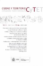 Portada de Revista Ciudad y Territorio, Estudios Territoriales. C y TET nº 204, verano 2020