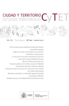 Portada de Revista Ciudad y Territorio, Estudios Territoriales. C y TET n.º 212, verano 2022