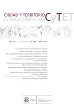 Portada de Revista Ciudad y Territorio, Estudios Territoriales. C y TET N.º 213, otoño 2022