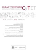 Portada de Revista Ciudad y Territorio, Estudios Territoriales. C y TET n.º 215, primavera 2023