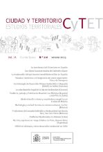 Portada de Revista Ciudad y Territorio, Estudios Territoriales. C y TET n.º 216, verano 2023