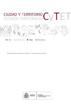 Portada de Revista Ciudad y Territorio, Estudios Territoriales. C y TET n.º 217, otoño 2023