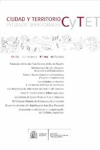Portada de Revista Ciudad y Territorio, Estudios Territoriales. C y TET nº 205, otoño 2020