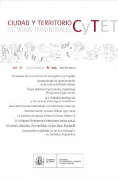 Portada de Revista Ciudad y Territorio, Estudios Territoriales. C y TET nº 205, otoño 2020
