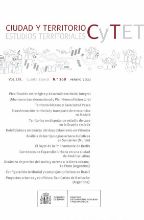 Portada de Revista Ciudad y Territorio, Estudios Territoriales. Cy TET nº 208, verano 2021