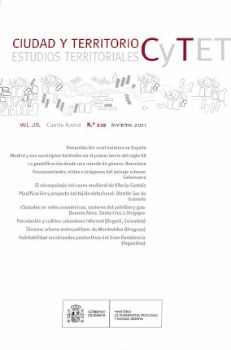Portada de Revista Ciudad y Territorio, Estudios Territoriales. Cy TET nº 210, invierno 2021