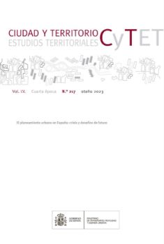 Portada de Revista Ciudad y Territorio, Estudios Territoriales. CyTET n.º 217, otoño 2023