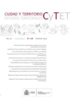 Portada de Revista Ciudad y Territorio, Estudios Territoriales. CyTET n.º 218, invierno 2023
