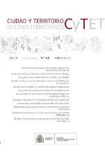 Portada de Revista Ciudad y Territorio, Estudios Territoriales. CyTET n.º 218, invierno 2023