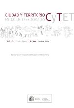 Portada de Revista Ciudad y Territorio, Estudios Territoriales. CyTET n.º 220, verano 2024