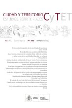 Portada de Revista Ciudad y Territorio, Estudios Territoriales. CyTET n.º 222, invierno 2024
