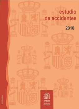 Portada de Anuario estadístico de accidentes en las carreteras del Estado 2010.    Estudio de accidentes 2010.