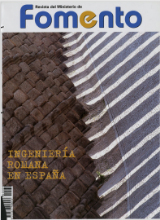 Portada de Revista del Ministerio de Fomento nº 564, Extra Julio-Agosto 2007.  INGENIERÍA ROMANA EN ESPAÑA