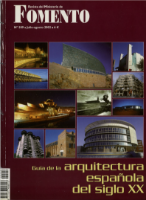 Portada de Revista del Ministerio de Fomento, Extra nº 509, julio-agosto 2002 .   GUÍA DE LA ARQUITECTURA ESPAÑOLA DEL SIGLO XX.