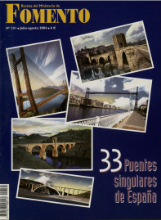 Portada de Revista del Ministerio de Fomento, nº 531, Extra julio.agosto 2004.   33 PUENTES SINGULARES DE ESPAÑA