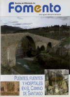 Portada de Revista del Ministerio de Fomento, nº 597, Extra Julio-agosto 2010.   PUENTES, FUENTES, Y HOSPITALES EN EL CAMINO DE SANTIAGO.
