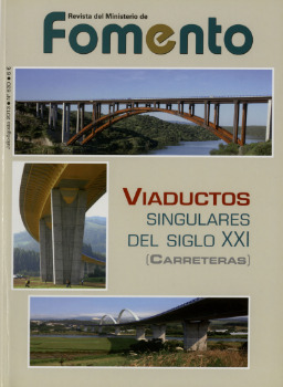 Portada de Revista Extra del  Ministerio de Fomento nº  630, julio-agosto 2013.    VIADUCTOS SINGULARES DEL SIGLO XXI (Carreteras)