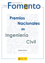 Portada de Revista Extra del Ministerio de Fomento, nº 685 julio-agosto 2018.   PREMIOS NACIONALES DE INGENIERÍA CIVIL. Semblanzas