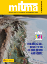 Portada de Revista Extra del Ministerio de Transportes, Movilidad y Agenda Urbana nº 705, julio-agosto 2020:   150 años del Instituto Geográfico Nacional
