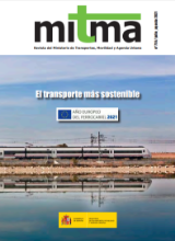 Portada de Revista Extra del Ministerio de Transportes, Movilidad y Agenda Urbana nº 716, julio-agosto 2021:   El transporte más sostenible