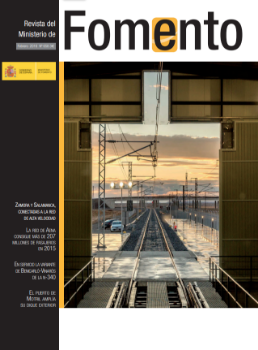 Portada de Revista del Ministerio de Fomento, nº  658, febrero 2016.