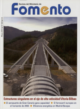 Portada de Revista del Ministerio de Fomento, nº 628 mayo 2013.