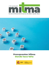 Portada de Revista del Ministerio de Transportes, Movilidad y Agenda Urbana. [Mitma], n.º 730, noviembre 2022