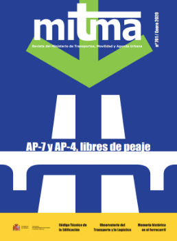 Portada de Revista del Ministerio de Transportes, Movilidad y Agenda Urbana. [Mitma], nº 701 enero 2020