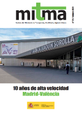 Portada de Revista del Ministerio de Transportes, Movilidad y Agenda Urbana. [Mitma], nº 711 febrero 2021