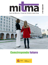 Portada de Revista del Ministerio de Transportes, Movilidad y Agenda Urbana. [Mitma], nº 712, marzo 2021