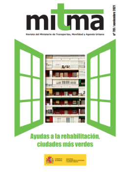 Portada de Revista del Ministerio de Transportes, Movilidad y Agenda Urbana. [Mitma], nº 719, noviembre 2021