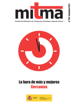 Portada de Revista del Ministerio de Transportes, Movilidad y Agenda Urbana. [Mitma], nº 720, diciembre 2021