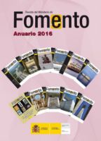 Portada de Anuario 2016 de la Revista del Ministerio de Fomento.