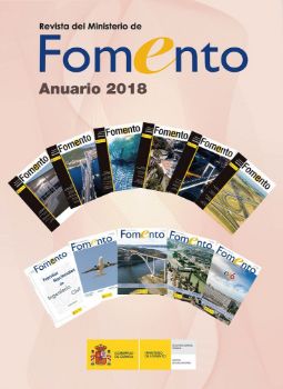 Portada de Anuario 2018 de la Revista del Ministerio de Fomento
