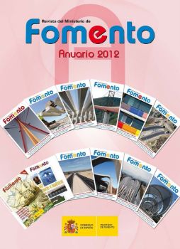 Portada de ANUARIO de La Revista del Ministerio de Fomento, 2012.
