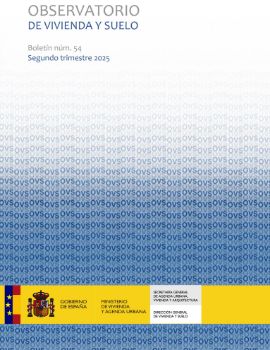 Portada de Observatorio de vivienda y suelo. Boletín núm. 54, segundo trimestre 2025