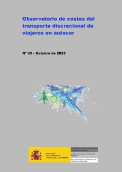 Portada de Observatorio de costes del transporte discrecional de viajeros en autocar. Nº 43, octubre 2025