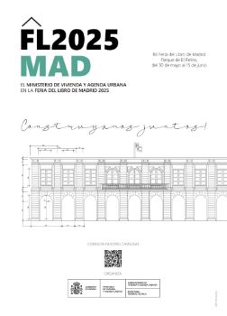 Portada de FL2025 MAD. Construyamos juntos. Feria del Libro de Madrid 2025 [Cartel]