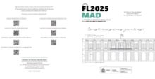 Portada de FL2025 MAD. Construyamos juntos. Feria del Libro de Madrid 2025 [Folleto-díptico]