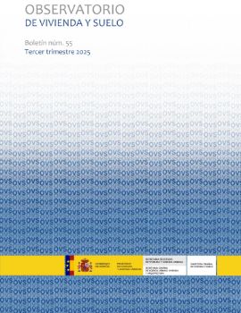 Portada de Observatorio de vivienda y suelo. Boletín núm. 55, tercer trimestre 2025