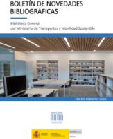 Portada de Boletín de novedades bibliográficas. Biblioteca General del Ministerio de Transportes y Movilidad Sostenible, enero-febrero 2026