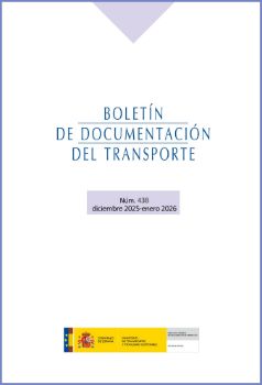 Portada de Boletín de documentación del transporte n.º 438 diciembre 2025-enero 2026 [MITMS]